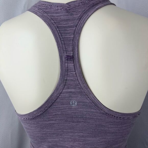 Lululemon Womens Cool Racerback Tank Top Active Mulberry Purple Size 6 - Picture 5 of 6